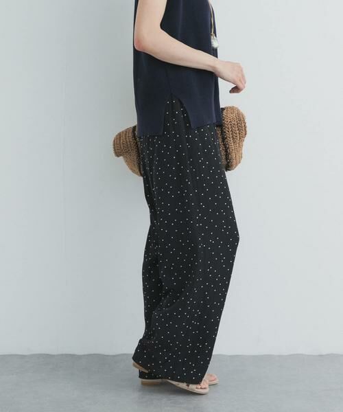 URBAN RESEARCH DOORS / アーバンリサーチ ドアーズ その他パンツ | ドットドライタッチリラックスパンツ | 詳細15