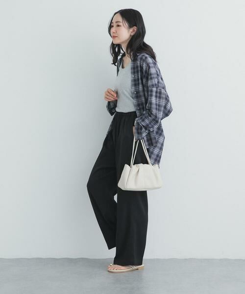 URBAN RESEARCH DOORS / アーバンリサーチ ドアーズ その他パンツ | トロミタックギャザーパンツ | 詳細7