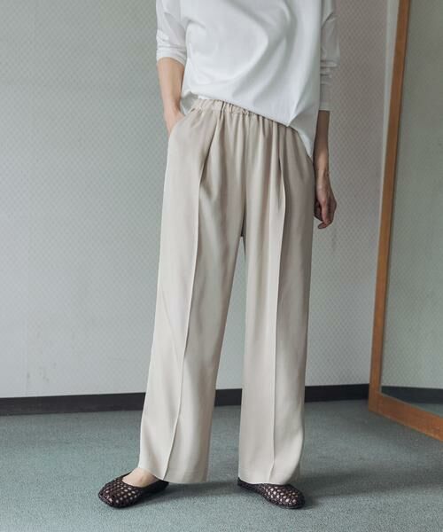 URBAN RESEARCH DOORS / アーバンリサーチ ドアーズ その他パンツ | トロミタックギャザーパンツ | 詳細5