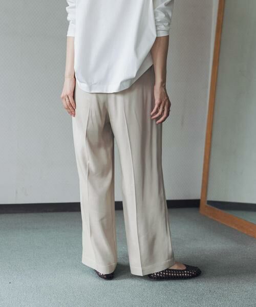 URBAN RESEARCH DOORS / アーバンリサーチ ドアーズ その他パンツ | トロミタックギャザーパンツ | 詳細7