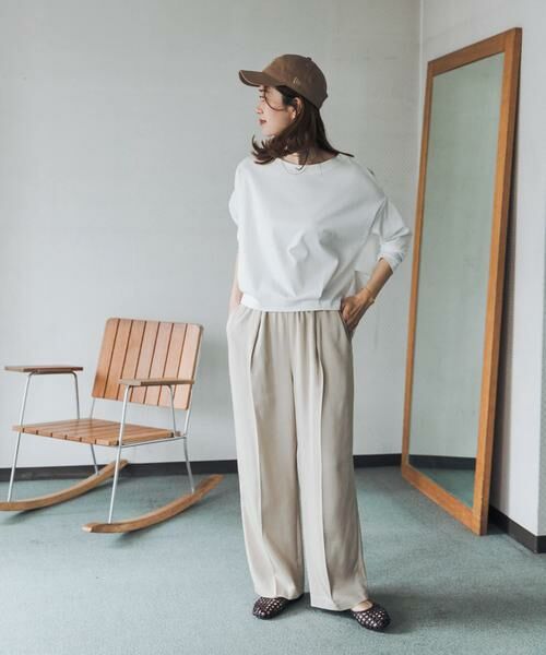 URBAN RESEARCH DOORS / アーバンリサーチ ドアーズ その他パンツ | トロミタックギャザーパンツ | 詳細8