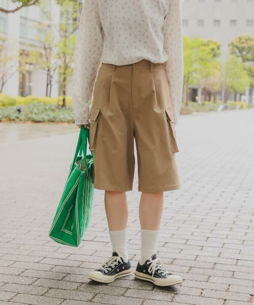 URBAN RESEARCH DOORS / アーバンリサーチ ドアーズ その他パンツ | 『スタッフ企画』ハーフカーゴパンツ（ベージュ）