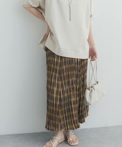 URBAN RESEARCH DOORS / アーバンリサーチ ドアーズ スカート | ワッシャープリーツチェックスカート