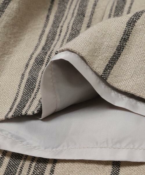 URBAN RESEARCH DOORS / アーバンリサーチ ドアーズ スカート | Linen Stripe I-Line Skirt | 詳細11