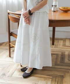 URBAN RESEARCH DOORS / アーバンリサーチ ドアーズ スカート | パッチワーク刺繍スカート