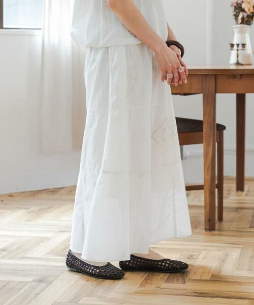 URBAN RESEARCH DOORS / アーバンリサーチ ドアーズ スカート | パッチワーク刺繍スカート | 詳細3