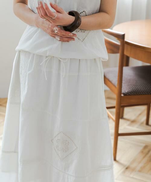 URBAN RESEARCH DOORS / アーバンリサーチ ドアーズ スカート | パッチワーク刺繍スカート | 詳細5