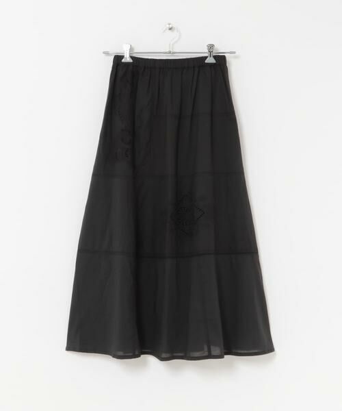 URBAN RESEARCH DOORS / アーバンリサーチ ドアーズ スカート | パッチワーク刺繍スカート（スミクロ）