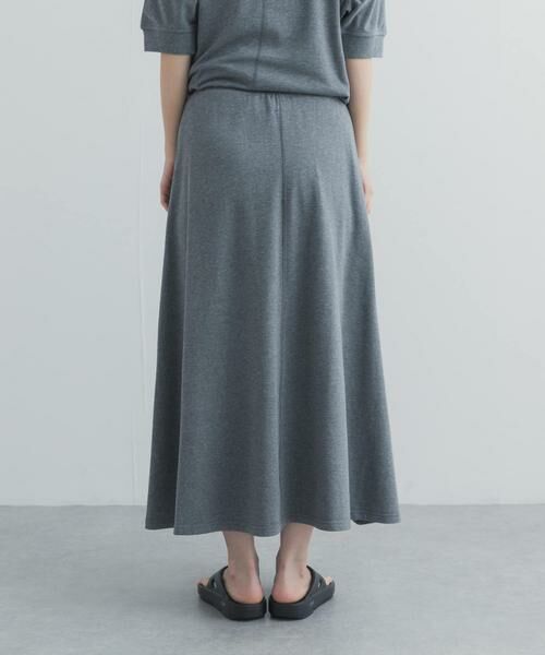 URBAN RESEARCH DOORS / アーバンリサーチ ドアーズ スカート | モダールコットン裏毛イージースカート | 詳細10