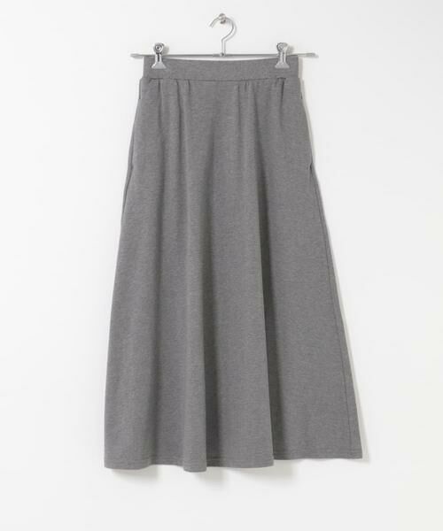 URBAN RESEARCH DOORS / アーバンリサーチ ドアーズ スカート | モダールコットン裏毛イージースカート | 詳細11