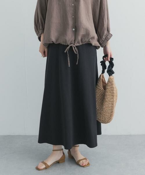 URBAN RESEARCH DOORS / アーバンリサーチ ドアーズ スカート | モダールコットン裏毛イージースカート | 詳細20