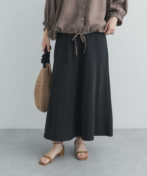 URBAN RESEARCH DOORS / アーバンリサーチ ドアーズ スカート | モダールコットン裏毛イージースカート | 詳細21