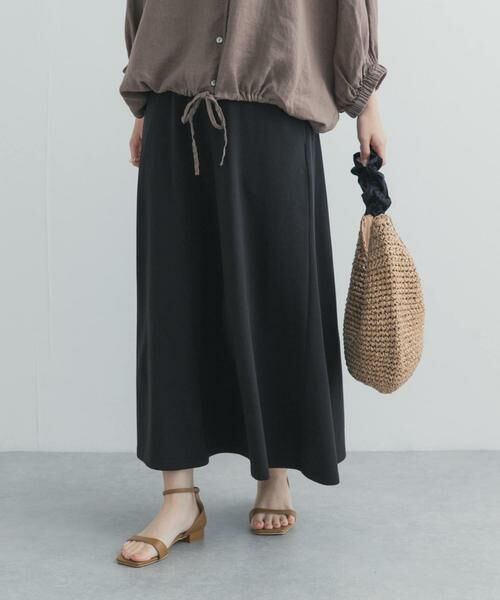 URBAN RESEARCH DOORS / アーバンリサーチ ドアーズ スカート | モダールコットン裏毛イージースカート | 詳細22
