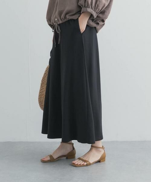 URBAN RESEARCH DOORS / アーバンリサーチ ドアーズ スカート | モダールコットン裏毛イージースカート | 詳細23