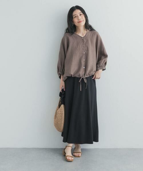 URBAN RESEARCH DOORS / アーバンリサーチ ドアーズ スカート | モダールコットン裏毛イージースカート | 詳細24