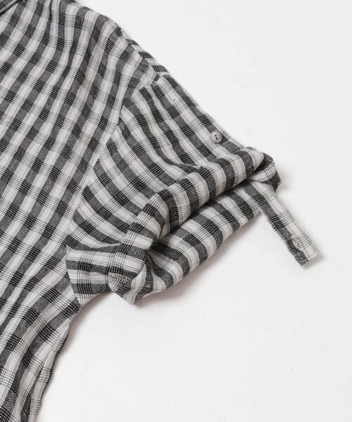 URBAN RESEARCH DOORS / アーバンリサーチ ドアーズ ワンピース | リネン半袖シャツワンピース | 詳細28