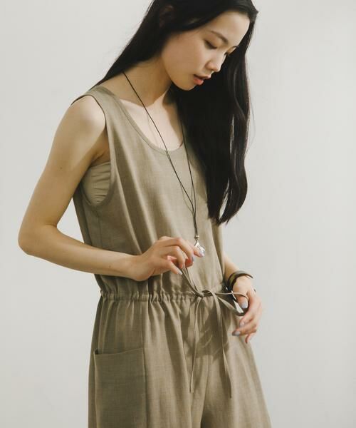 URBAN RESEARCH DOORS / アーバンリサーチ ドアーズ サロペット・オールインワン | Melange Mix Salopette（グリーン系その他）