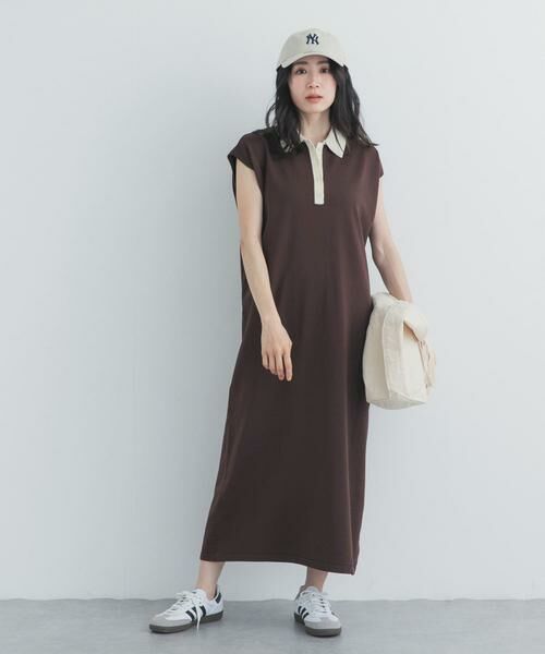 URBAN RESEARCH DOORS / アーバンリサーチ ドアーズ ワンピース | フレンチスリーブニットワンピース | 詳細1