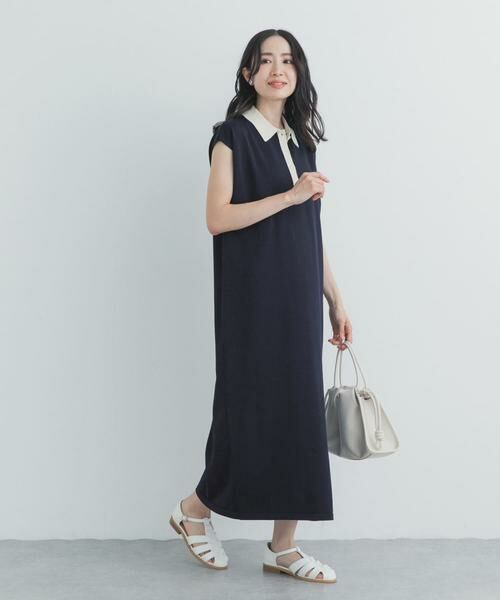 URBAN RESEARCH DOORS / アーバンリサーチ ドアーズ ワンピース | フレンチスリーブニットワンピース | 詳細12