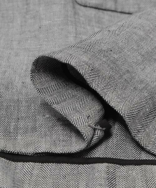 URBAN RESEARCH DOORS / アーバンリサーチ ドアーズ その他アウター | ヘリンボーンリネンジャケット | 詳細15