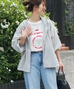 URBAN RESEARCH DOORS / アーバンリサーチ ドアーズ ナイロンジャケット | 『UR TECH』ポケッタブル撥水フレアパーカー