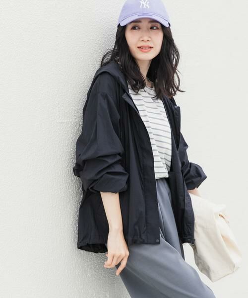 URBAN RESEARCH DOORS / アーバンリサーチ ドアーズ ナイロンジャケット | 『UR TECH』ポケッタブル撥水フレアパーカー | 詳細1