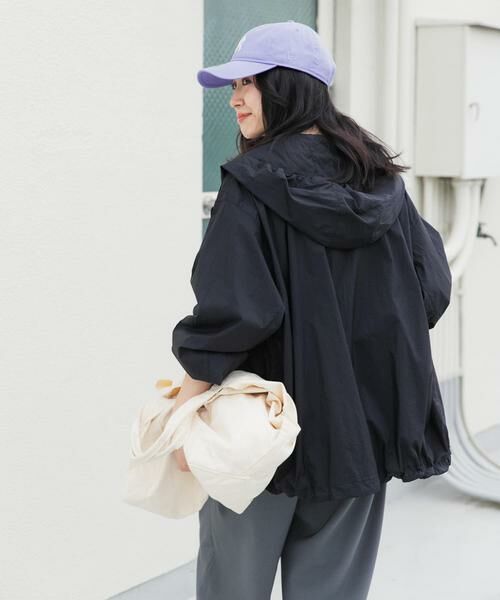 URBAN RESEARCH DOORS / アーバンリサーチ ドアーズ ナイロンジャケット | 『UR TECH』ポケッタブル撥水フレアパーカー | 詳細4