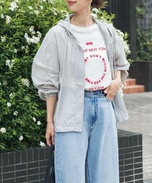 URBAN RESEARCH DOORS / アーバンリサーチ ドアーズ ナイロンジャケット | 『UR TECH』ポケッタブル撥水フレアパーカー | 詳細14