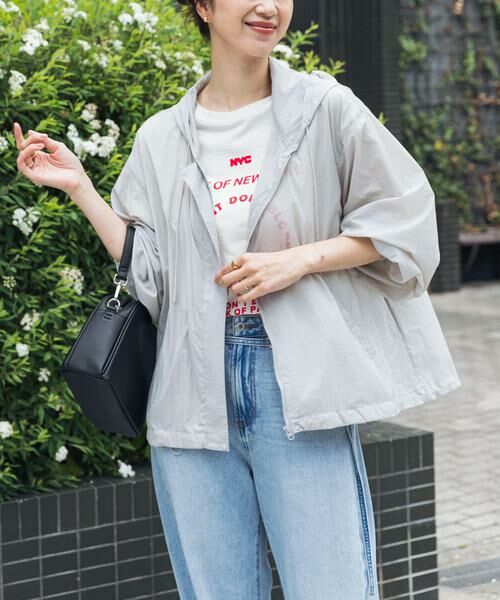 URBAN RESEARCH DOORS / アーバンリサーチ ドアーズ ナイロンジャケット | 『UR TECH』ポケッタブル撥水フレアパーカー | 詳細15