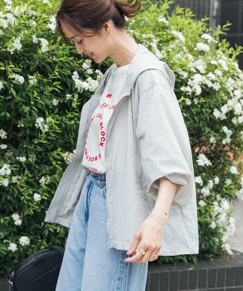 URBAN RESEARCH DOORS / アーバンリサーチ ドアーズ ナイロンジャケット | 『UR TECH』ポケッタブル撥水フレアパーカー | 詳細16