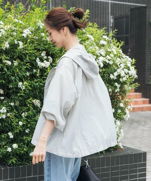 URBAN RESEARCH DOORS / アーバンリサーチ ドアーズ ナイロンジャケット | 『UR TECH』ポケッタブル撥水フレアパーカー | 詳細17