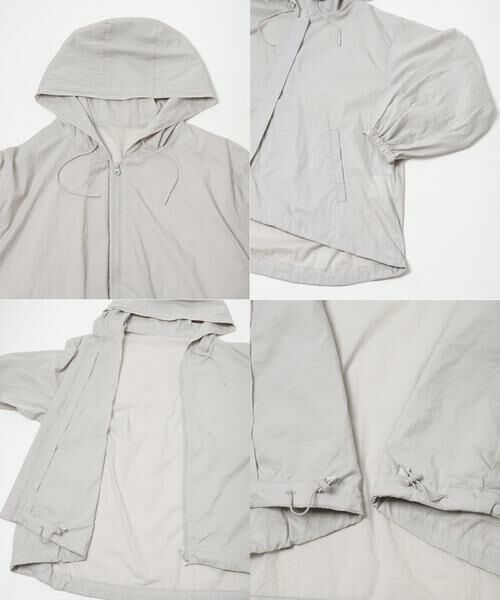 URBAN RESEARCH DOORS / アーバンリサーチ ドアーズ ナイロンジャケット | 『UR TECH』ポケッタブル撥水フレアパーカー | 詳細20