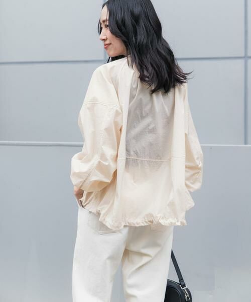 URBAN RESEARCH DOORS / アーバンリサーチ ドアーズ ブルゾン | 『UR TECH』ポケッタブル撥水ノーカラーブルゾン | 詳細1