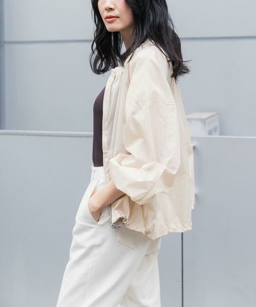 URBAN RESEARCH DOORS / アーバンリサーチ ドアーズ ブルゾン | 『UR TECH』ポケッタブル撥水ノーカラーブルゾン | 詳細5