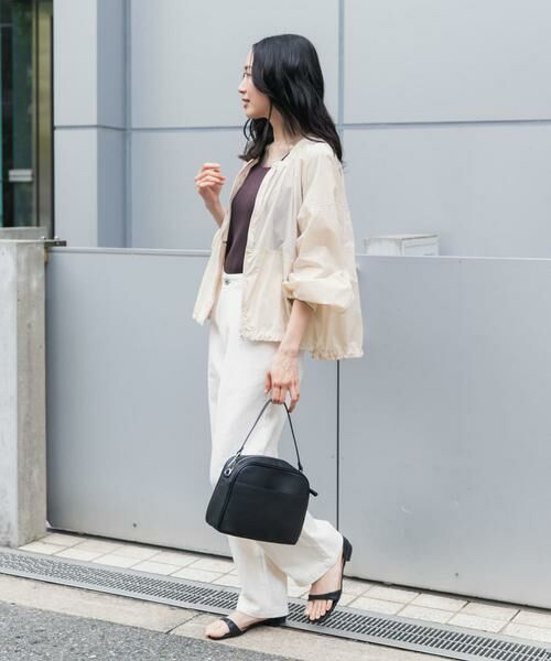 URBAN RESEARCH DOORS / アーバンリサーチ ドアーズ ブルゾン | 『UR TECH』ポケッタブル撥水ノーカラーブルゾン | 詳細6