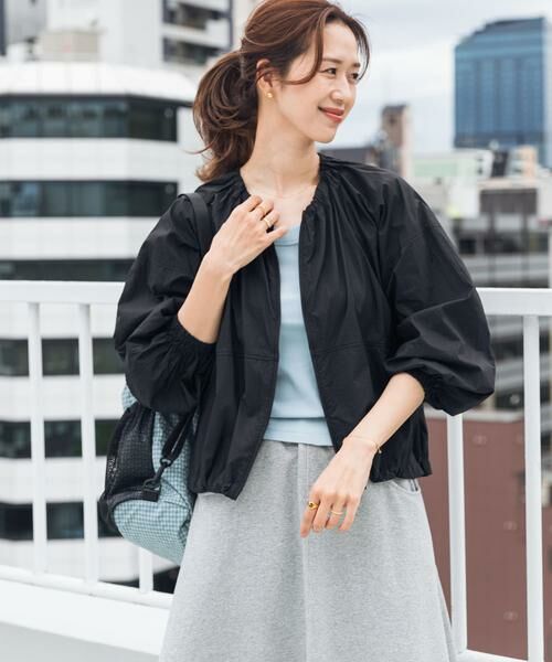 URBAN RESEARCH DOORS / アーバンリサーチ ドアーズ ブルゾン | 『UR TECH』ポケッタブル撥水ノーカラーブルゾン | 詳細16