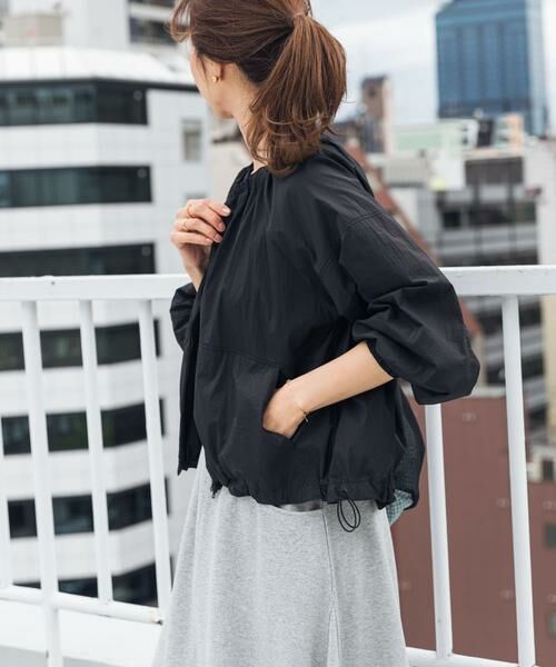 URBAN RESEARCH DOORS / アーバンリサーチ ドアーズ ブルゾン | 『UR TECH』ポケッタブル撥水ノーカラーブルゾン | 詳細17