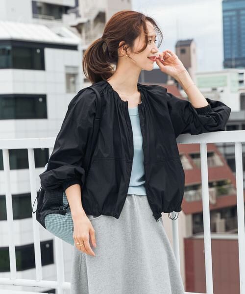 URBAN RESEARCH DOORS / アーバンリサーチ ドアーズ ブルゾン | 『UR TECH』ポケッタブル撥水ノーカラーブルゾン | 詳細19