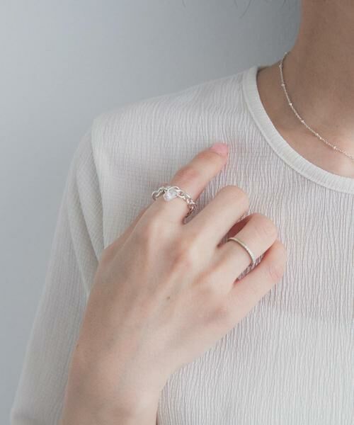 URBAN RESEARCH DOORS / アーバンリサーチ ドアーズ リング | 天然石チェーンリング SILVER925 | 詳細6
