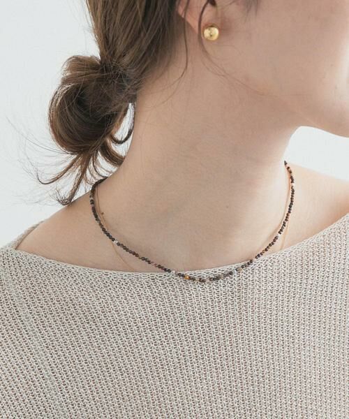 URBAN RESEARCH DOORS / アーバンリサーチ ドアーズ ネックレス・ペンダント・チョーカー | 天然石×SVショートネックレス | 詳細1