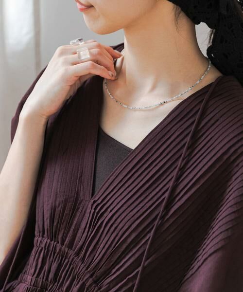 URBAN RESEARCH DOORS / アーバンリサーチ ドアーズ ネックレス・ペンダント・チョーカー | 天然石×SVショートネックレス | 詳細6