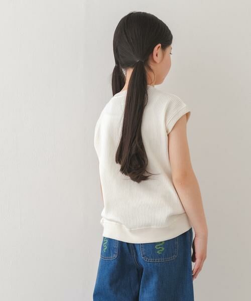 URBAN RESEARCH DOORS / アーバンリサーチ ドアーズ トップス | 『150サイズあり』変形ワッフルノースリーブプルオーバー(KIDS) | 詳細3