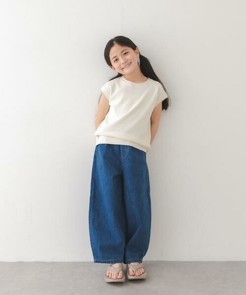 URBAN RESEARCH DOORS / アーバンリサーチ ドアーズ トップス | 『150サイズあり』変形ワッフルノースリーブプルオーバー(KIDS) | 詳細5