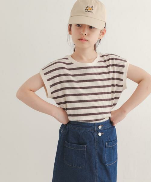 URBAN RESEARCH DOORS / アーバンリサーチ ドアーズ トップス | 『150サイズあり』変形ワッフルノースリーブプルオーバー(KIDS) | 詳細16