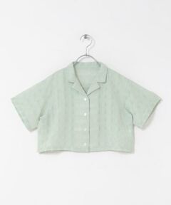 URBAN RESEARCH DOORS / アーバンリサーチ ドアーズ トップス | シアーチェックオープンカラーシャツ(KIDS)