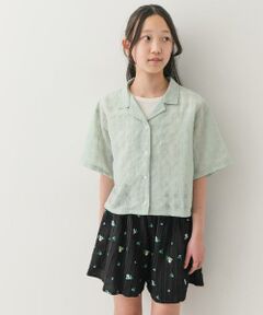 URBAN RESEARCH DOORS / アーバンリサーチ ドアーズ トップス | 『150サイズ』シアーチェックオープンカラーシャツ(KIDS)