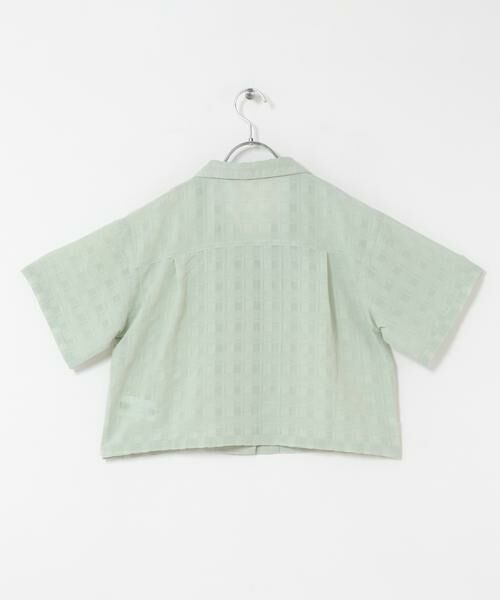 URBAN RESEARCH DOORS / アーバンリサーチ ドアーズ トップス | 『150サイズ』シアーチェックオープンカラーシャツ(KIDS) | 詳細11