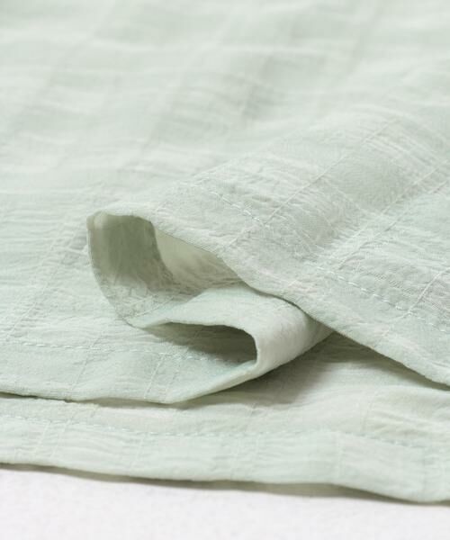 URBAN RESEARCH DOORS / アーバンリサーチ ドアーズ トップス | 『150サイズ』シアーチェックオープンカラーシャツ(KIDS) | 詳細12