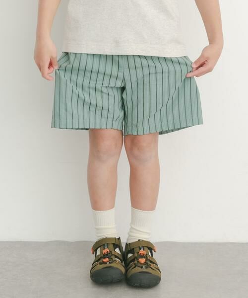 URBAN RESEARCH DOORS / アーバンリサーチ ドアーズ パンツ | 『150サイズあり』ストライプショートパンツ(KIDS) | 詳細1