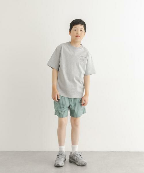 URBAN RESEARCH DOORS / アーバンリサーチ ドアーズ パンツ | 『150サイズあり』ストライプショートパンツ(KIDS) | 詳細10
